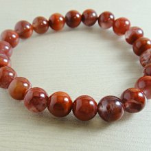 南紅九口料直切佛珠項鍊 漂亮乾淨無裂無質地細膩 歷史價格詳細信息