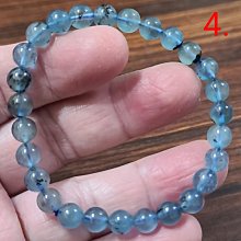 海藍寶 魔鬼藍 手鍊 手環 手珠 魔鬼海藍寶 6mm 天然❤水晶玉石特賣#R148-1 歷史價格詳細信息