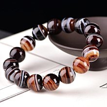 瑪瑙條紋石圓珠串珠材料（藍色）6mm，單顆 歷史價格詳細信息