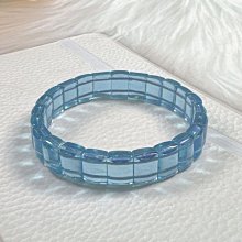 海藍寶排鉆戒指 天空的顏色925純銀鑲嵌人造寶石指環排戒仿真 歷史價格詳細信息