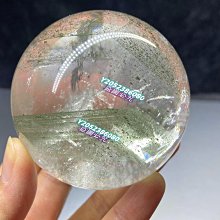 【二手】天然綠幽靈聚寶盆手鏈手串，天然老礦料無任何優化，直徑8.1毫 水晶 擺件 -683 歷史價格詳細信息