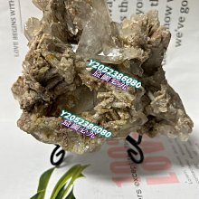 #綠幽靈天然粉白幽靈共生水晶標本，重量卡546克，混合方解石長巖共生，水晶簇加迷你幽靈交匯 水晶 擺件 文玩 二手【紫竹齋】1091 價格比較,價格查詢,歷史價格詳細信息