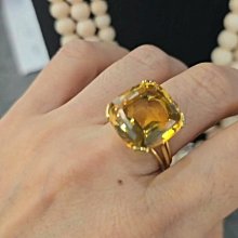 戒指方形8x16mm黃色鑽男戒指馬鞍長方復古特色白金戒時尚飾品品 歷史價格詳細信息