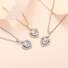 海洋之心999純銀項鏈女款輕奢小眾2023新款銀吊墜生日耶誕節禮物 歷史價格詳細信息