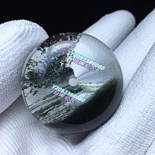 【二手】天然綠幽靈聚寶盆手鏈手串，天然老礦料無任何優化，直徑8.1毫 水晶 擺件 -683 歷史價格詳細信息