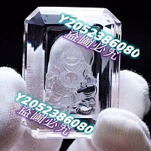 純天然白水晶文殊菩薩吊墜，屬兔人守護神本命佛，包裹天然白幽靈，造型飽滿，大師雕刻，非常精致 水晶 擺件 文玩 二手【紫竹齋】433 歷史價格詳細信息