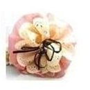 ☆Mimi飾品☆ 浪漫甜美＊典雅粉紅玫瑰花綠葉水鑽＊別針/胸針＊ 歷史價格詳細信息