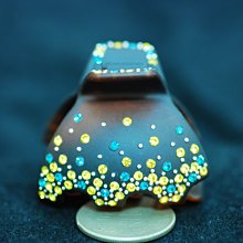 奇士水晶-特殊原礦稀有千層藍針金字塔骨幹晶柱-顯針狀金字塔向上層疊-不照光六面都能看見金字塔-附專用實木底座 歷史價格詳細信息