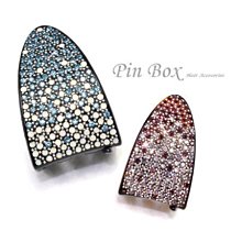 Pin Box 法國設計髮飾 長方波浪紋 個性造型抓夾 好抓量多 HF82661 法國設計*霧面咖底 ※現貨※ 歷史價格詳細信息