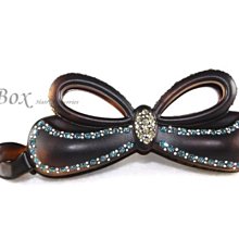 Pin Box 咖啡色霧面精巧包包造型 亮晶晶 水鑽晶鑽抓夾 髮飾 髮夾 N750P-SM 法國製進口 ※現貨※ 歷史價格詳細信息