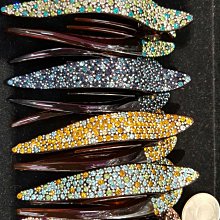 j183髮飾品正法國製造及鑲鑽交叉小抓夾共六顏色（真品謝絕後鑲鑽） 歷史價格詳細信息