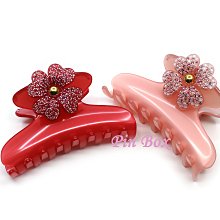 【NEW】Pin Box 法國純手工製作抓夾/亮面繽紛炫麗配上水鑽花朵造型/馬卡龍色系 JP008*現貨※ 價格比較,價格查詢,歷史價格詳細信息