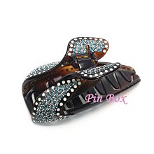 【NEW】Pin Box 法國特殊流線造抓夾/簍空曲線/唯美優雅/適合盤髮造型 N722法國製*霧面黑底※現貨※ 歷史價格詳細信息