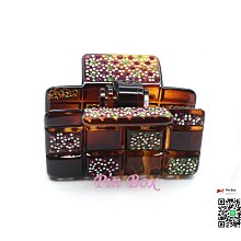 【NEW】Pin Box 法國方塊造型抓夾/果凍繽紛色彩/MP2677 浪漫紫 優雅紫 焦糖咖 法國製 ※現貨※ 歷史價格詳細信息