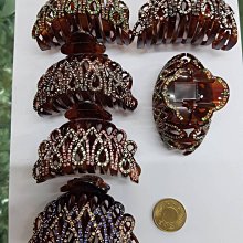 j183髮飾品正法國製造及鑲鑽交叉小抓夾共六顏色（真品謝絕後鑲鑽） 歷史價格詳細信息