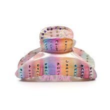 【NEW】Pin Box 法國抓夾/繽紛小花點綴/不敗款/時尚釘珠/ N842法國製進口*亮面咖底 亮面黑底 ※現貨※ 歷史價格詳細信息