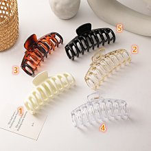 {菲兒韓國飾品} B9295 韓國直送(正韓)-個性氣質彩色壓克力抓夾(四色) 歷史價格詳細信息