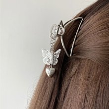 【現貨 】網紅抓夾 韓版愛心閃鉆女后腦勺抓夾大號發夾抓珍珠鯊魚夾2022新款盤發頭飾 歷史價格詳細信息