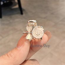 眼石抓夾女夏後腦勺頭髮夾子氣質盤發髮夾發量多珍珠大號鯊魚夾 歷史價格詳細信息