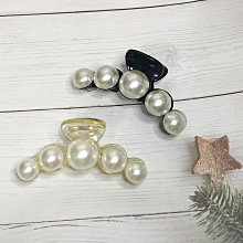 珍珠抓夾優雅氣質ins大號洗澡盤發後腦勺髮夾鯊魚夾子韓國頭飾女 歷史價格詳細信息