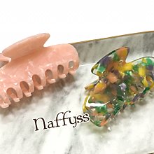 Naffyss✿ 韓國正品handmade簡約時尚豹紋琥珀玳瑁花紋造型髮夾/抓夾/鯊魚夾 歷史價格詳細信息