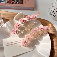 玫瑰花瓣韓國 長方形磨砂BB夾 瀏海夾 一字夾 可愛邊夾 泫雅同款 髮飾 網美 學生【C-256】純白色新娘頭花 歷史價格詳細信息