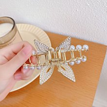 髮夾 髮飾 優雅氣質 魅力閃耀 百搭 珍珠＆水鑽 香蕉夾/髮尾夾(2色) ＊花漾美人＊韓國髮飾 歷史價格詳細信息