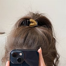 Hello V 正韓製 復古小金標氣質渲染鏤空髮夾抓夾*綠野仙踪墨綠暈染*飾品【G0906-01】 歷史價格詳細信息