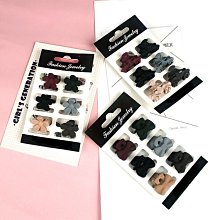 碎髮小抓夾 瀏海抓夾 造型小髮夾 高馬尾固定夾 公主頭夾 小夾子 磨砂小爪夾 大中小尺寸 歷史價格詳細信息