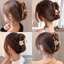 高級感金屬抓夾女新款大號髮夾後腦勺鯊魚夾盤發頭髮夾子髮夾頭飾 歷史價格詳細信息