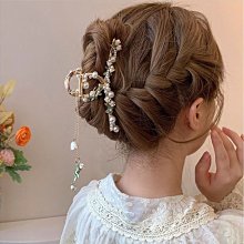 抓夾大號大抓夾優雅鯊魚夾後腦勺髮夾盤發發卡髮飾 歷史價格詳細信息