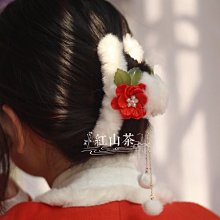 秋冬毛茸茸流蘇抓夾后腦勺發量多大號頭飾抓夾鯊魚夾超仙頭發夾子~特價 歷史價格詳細信息