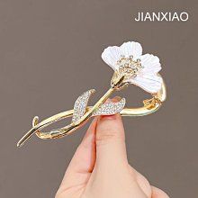 抓夾日韓優雅花花大號抓夾簡約百搭慵懶風發抓后腦勺盤發發夾發抓 歷史價格詳細信息