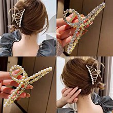 頭發抓夾鯊魚夾夾子女高級感后腦勺大號盤發發夾2024新款發卡頭飾 歷史價格詳細信息