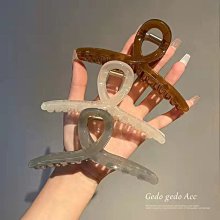 抓夾女夏季大號發卡頭飾鯊魚夾盤發高級感發夾后腦勺復古夾子頭飾 歷史價格詳細信息