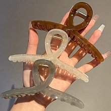 抓夾韓國亞克力發抓夾網紅 2023年新款法式發夾后腦勺夾子頭飾發卡大號 歷史價格詳細信息