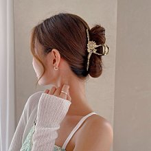 高級感金屬抓夾女新款大號髮夾後腦勺鯊魚夾盤發頭髮夾子髮夾頭飾 歷史價格詳細信息