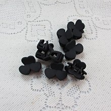 愛心/小花 磨砂霧面小抓夾-黑(1cm) 單入【佳瑪】髮夾 髮飾 歷史價格詳細信息