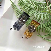 現貨實拍 韓國 水痕 方形簡單 大抓夾 鯊魚夾  **23號倉庫**0411007 歷史價格詳細信息