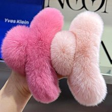 真雷克斯兔毛皮草帽子女冬季加厚保暖抗寒護耳帽毛線帽青中年帽子圍脖 歷史價格詳細信息