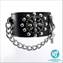 【野點子 Wild Idea】骷髏造型腰鍊-黑白-日系.個性街頭風.流行.真皮腰鍊.褲鍊!! 歷史價格詳細信息