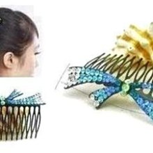 新款浪漫發飾水鉆銀色羽翼翅膀盤發側邊造型歐美發梳氣質新娘頭飾 歷史價格詳細信息