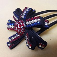 蝴蝶結造型水鑽髮繩(20入)~不挑色 歷史價格詳細信息