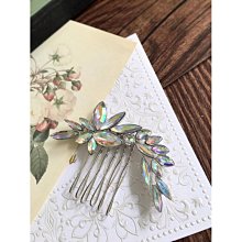 髮梳 現貨 韓國連線氣質甜美 女神款 金屬感 葉子水鑽 珍珠後掛 髮飾 批發價 珍珠皇冠巴洛克飾品【C-870】風彩頭飾 歷史價格詳細信息