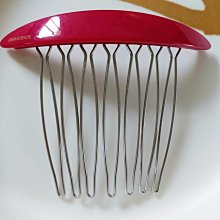 韓國髮飾 GRAIN DE BEAUTE 素面黑 素面蝴蝶結髮梳 髮叉 髮插 歷史價格詳細信息