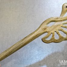 【La luna 銀飾豐華】綠檀木按摩保健木梳 刮痧板 整木製作(W1208-B) 歷史價格詳細信息