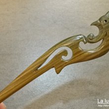 【La luna 銀飾豐華】綠檀木按摩保健木梳 刮痧板 整木製作(W1208-B) 歷史價格詳細信息