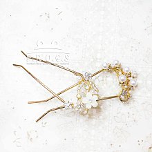 F.R.O.G.S F0453(現貨)新娘盤髮珍珠花朵靈氣螺旋造型針型簪新娘盤髮造型可用髮叉髮梳髮簪髮飾髮釵 歷史價格詳細信息