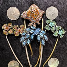 j183髮飾品正法國製造及鑲鑽交叉小抓夾共六顏色（真品謝絕後鑲鑽） 歷史價格詳細信息