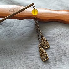 D0129_嫵媚狐狸造型復古髮簪古典髮簪 歷史價格詳細信息